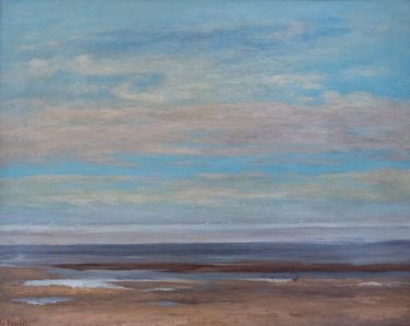 Mer calme à Palavas (1857) - Gustave COURBET Huile sur toile 74 x 93 cm