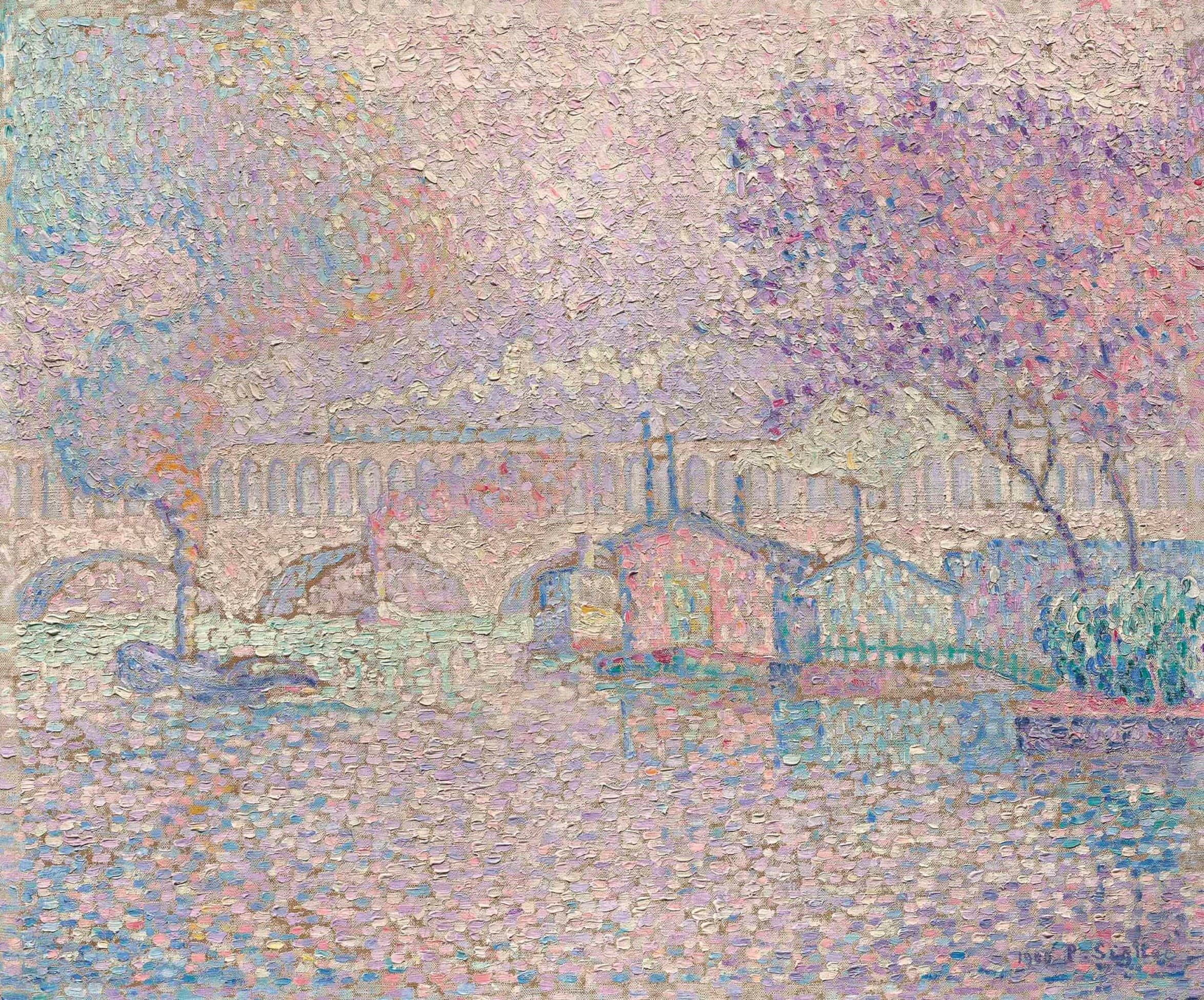 Signac
Le Viaduc à Auteuil, 1900