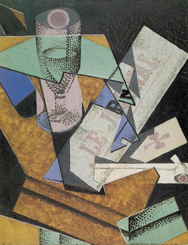 
Verre et journal, 1916

Huile sur toile, 41 x 33 cm

Musée d’Art Moderne de Céret, Céret

Dépôt du Musée National d’Art Moderne, Centre Pompidou, Paris