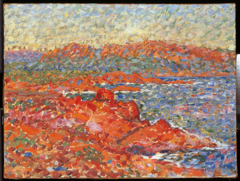 Le Rastel d’Agay. Vers 1898, Huile sur toile, 45,7 x 61 cm.