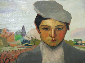 Janik au béret gris, 1947, huile sur toile

32,5 x 41 cm, Colette Richarme © Donation

Colette Richarme – Musée Paul Valéry – Sète