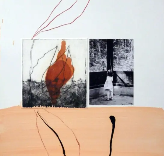 Ysé et le paysage, œuvre de Joël Leick
