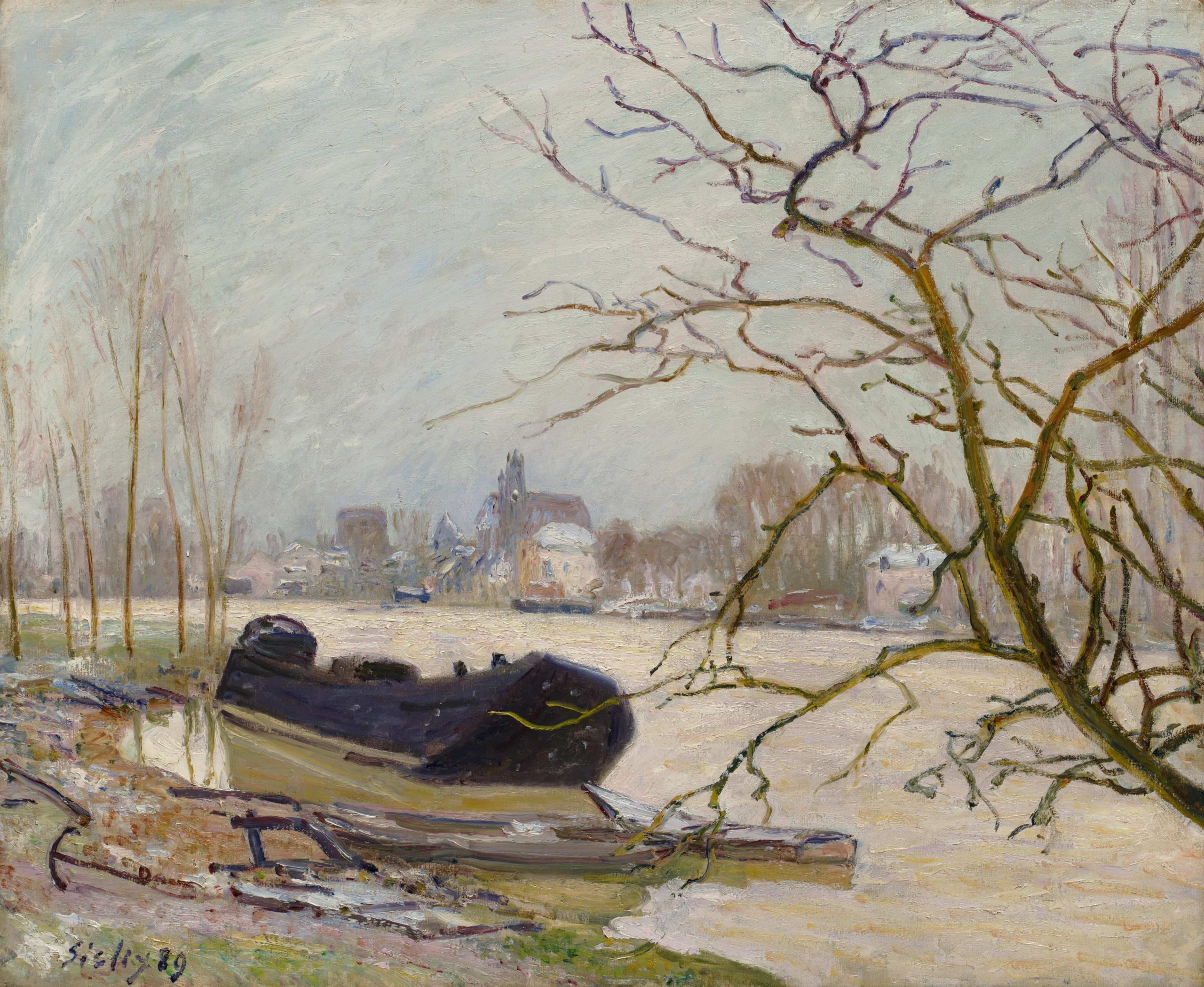 Sisley
La Crue du Loing à Moret